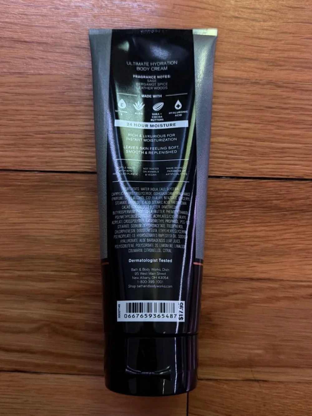 Bath & Body Works Graphite Ultimate Hydration Body Cream - Gray
